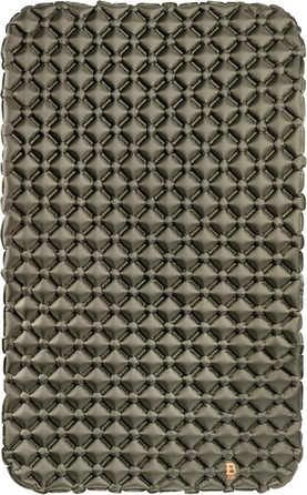 Двоспальний матрац 186x116 см Olive - Надлегкий складаний килимок для сну для кемпінгу, водонепроникна подушка для сидіння на вулиці, термокилимок для походів, двоспальний Olive