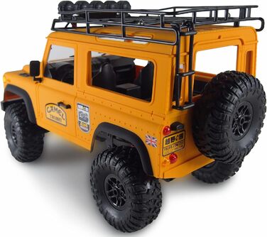 Ліцензійний всюдихід Land Rover, масштабована модель 112, 4WD, RTR, жовтий, 22565 D90X12