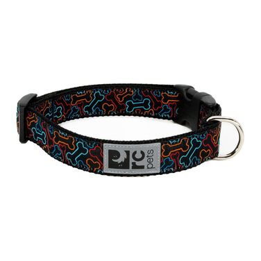 Нашийник для собак RC Pet Products, 1,3 см, регульований, Середній розмір - Ширина 1, Кістка Середній розмір - Ширина 1 Кістка