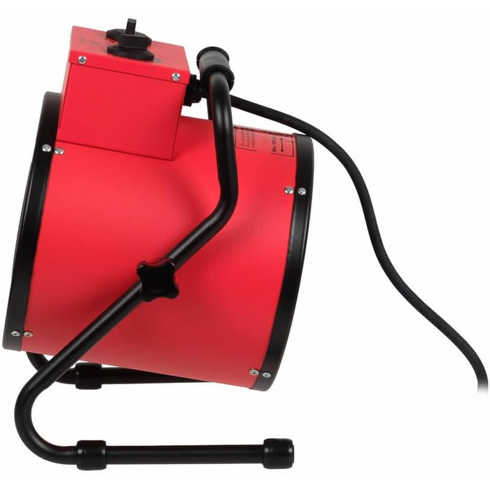 Круглий вентилятор-обігрівач Eurom EK3000, 3000 Вт, 230 В 332964 (обігрівач для майстерні, електричний обігрівач, обігрівач для гаража, обігрівач для складу) Вхідна напруга 220-240 В / Частота 50 Гц