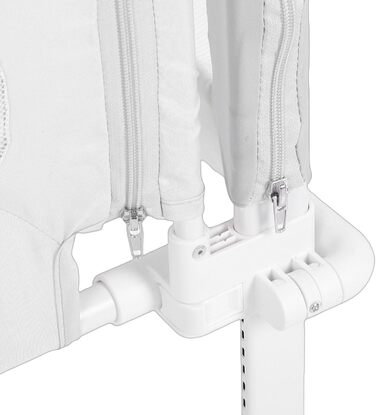 Дитяча колиска 3-в-1, нічна колиска, нічне ліжко, дихаюча сітка, міцний алюміній, легко складається, портативна, стабільна та безпечна, нічне ліжко для новонароджених (сіра) сірого кольору