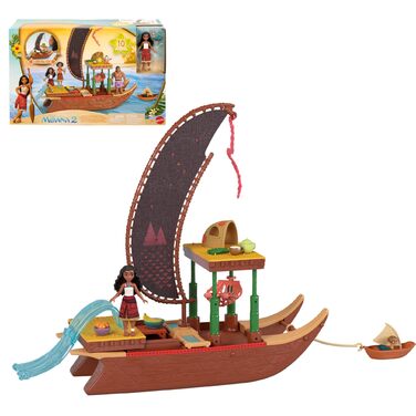 Ігровий набір Mattel Disney Vaiana 2 Пригоди на каное (плаваючий човен)