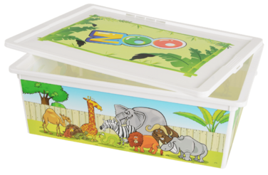 Контейнер Qutu Trend Box ZOO, 25 л (6998331)