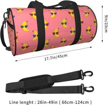 Складана дорожня сумка Банан-Окуляри, ідеальна для вікенду, для жінок та чоловіків, спортивна сумка для коротких поїздок