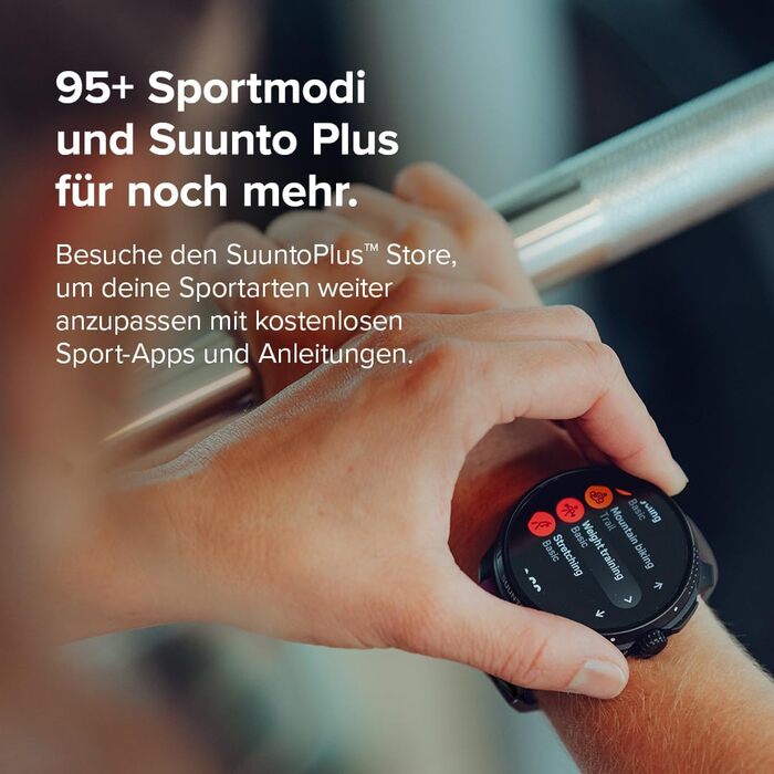 Спортивний годинник SUUNTO Race - смарт-годинник для активного відпочинку на природі, яскравий AMOLED-дисплей 1,43 дюйма із сапфіровим склом, зручне керування заводною головкою та кнопками, точний двочастотний GPS, тривалий час роботи від батареї, водонеп