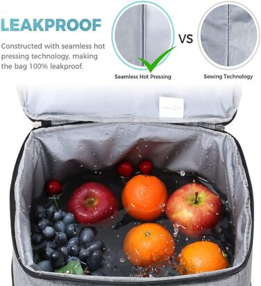 Рюкзак-холодильник 28 л, сумка-холодильник, сумка для пікніка, велика ізольована сумка-холодильник для чоловіків та жінок для пляжу/пікніка/кемпінгу/барбекю/барбекю/пішохідного туризму (синій)