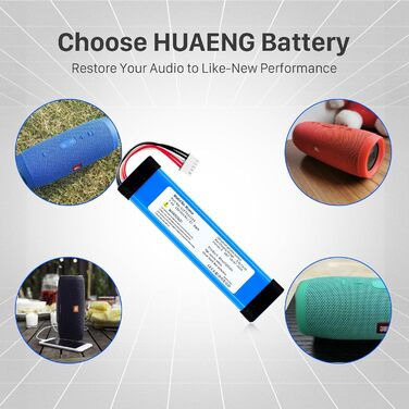 Замінний акумулятор ємністю 18000 мАг для JBL Xtreme 1, сумісний з JBL Xtreme 1, модель GSP0931134, з інструментом для встановлення