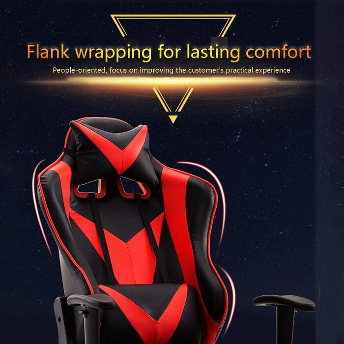 Ігрове крісло, крісло для кіберспорту, комп&39ютерне крісло, крісло для інтернет-кафе, вигнута рама, крісло з відкидною спинкою, обертове крісло, ігрове крісло