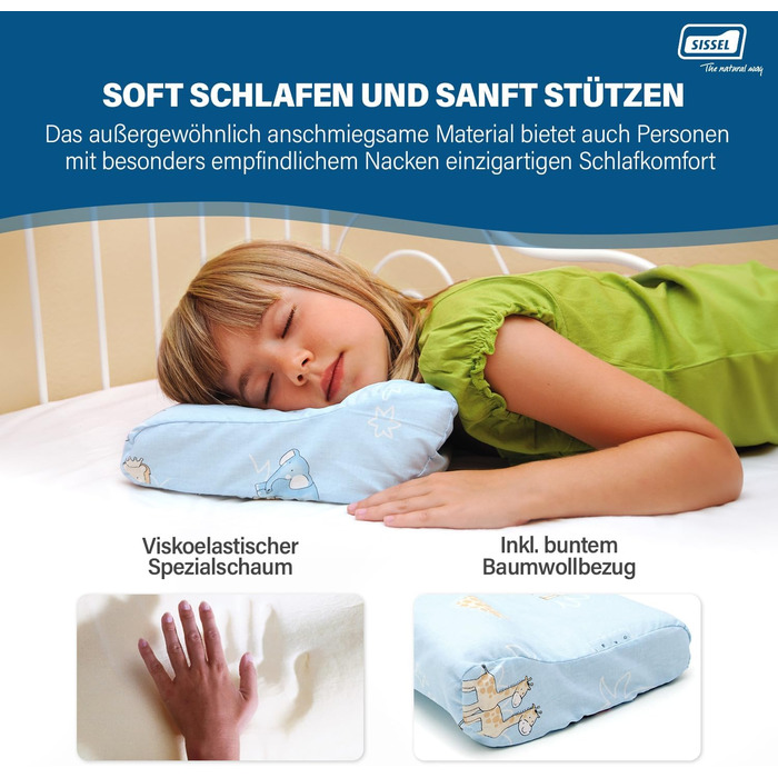 Ортопедична подушка для шиї для дітей 4-7 років Ергономічна для здоров&39я хребта В&39язкопружна піна Можна прати Ідеально підходить для подорожей Розміри 37x25 см Комфорт і захист