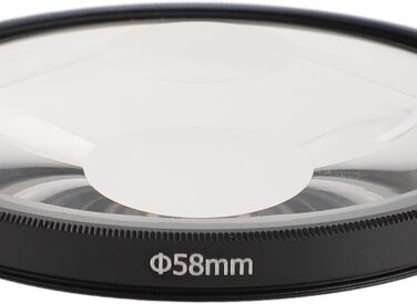 Міліметровий призматичний фільтр обєктива, призматичний обєктив із тунельним спотворенням зору, фільтр ефекту розмиття вихрової призми, спіральний гало-фільтр обєктива камери для фотографії, 55-