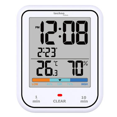 Термогігрометр Technoline WT380 White (WT380)