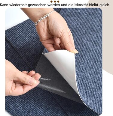 Сучасні килимки для сходів, комплект з 5 шт. , 20x70 см Килимки для сходів у приміщенні, 5 шт. , самоклеючі Захист сходів, килимове покриття для сходів у приміщенні для дітей та людей похилого віку