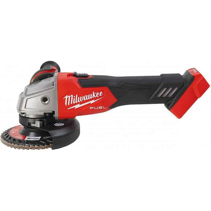 Кутова шліфувальна машина Milwaukee M18 FSAG125X-0 NEW 2021, червона,чорна,срібляста одинарна