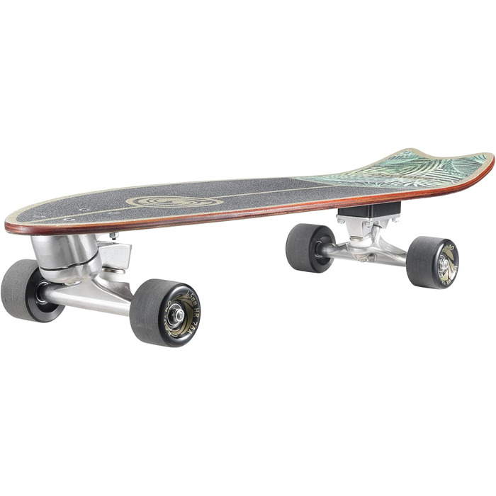 Серф-скейтборд Лонгборд Вінтажний ретро-круїзер Високошвидкісний кугельлагер ABEC-11 Комплект унісекс, 2 деки - Екзотичний
