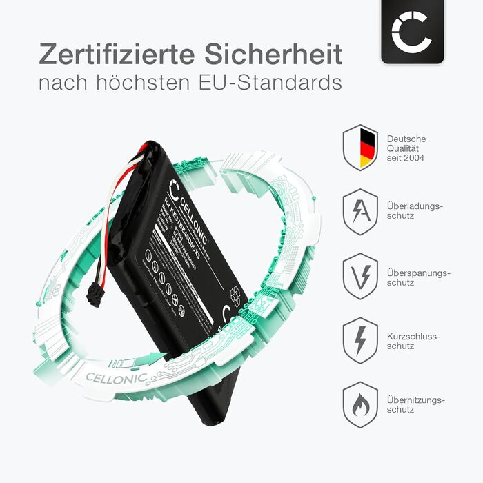 Акумуляторна навігація, сумісна з Garmin Edge 810, Edge 800, Edge Touring (1000 мАг, 3,7 В) 2 шт. заміна 361-00035-00, KE37BE49D0DX3 2 шт. 1000 мАг