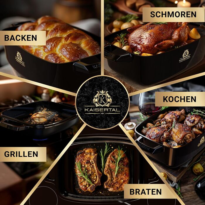 Чавунна жаровня з кришкою - емальована каструля бл. 10л - чавунна каструля овальна - 8,6кг жаровня з кришкою індукційна - каструля