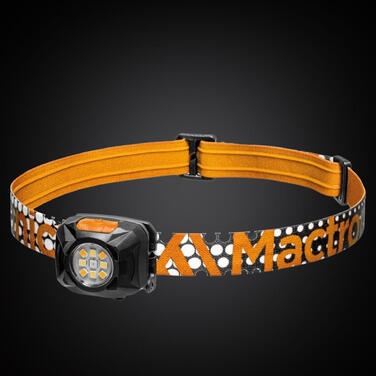 Ліхтар налобний Mactronic Rebel (400 Lm) Cool/Warm White/Red LED Recharg Type-C (AHL0061UC)