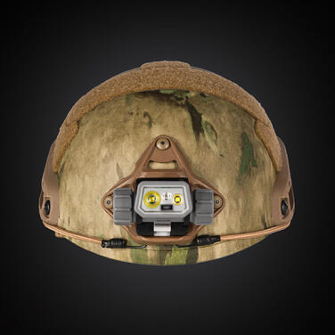 Ліхтар налобний Mactronic Prism (650 Lm) Cool White/RGB LED Recharg Type-C Helmet Kit (THL0141)