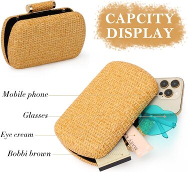 Золотий клатч для вечірок, весіль, літа та пляжу жіноча сумка-тоут