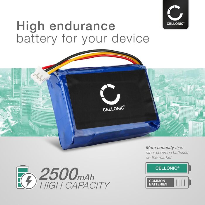 Сумісна з аудіосистемою Philips Fidelio E5, Fidelio E6, Fidelio B5 (2500 мАг, 7,4 В) заміна 104050-2S, 2ICP11/41/54