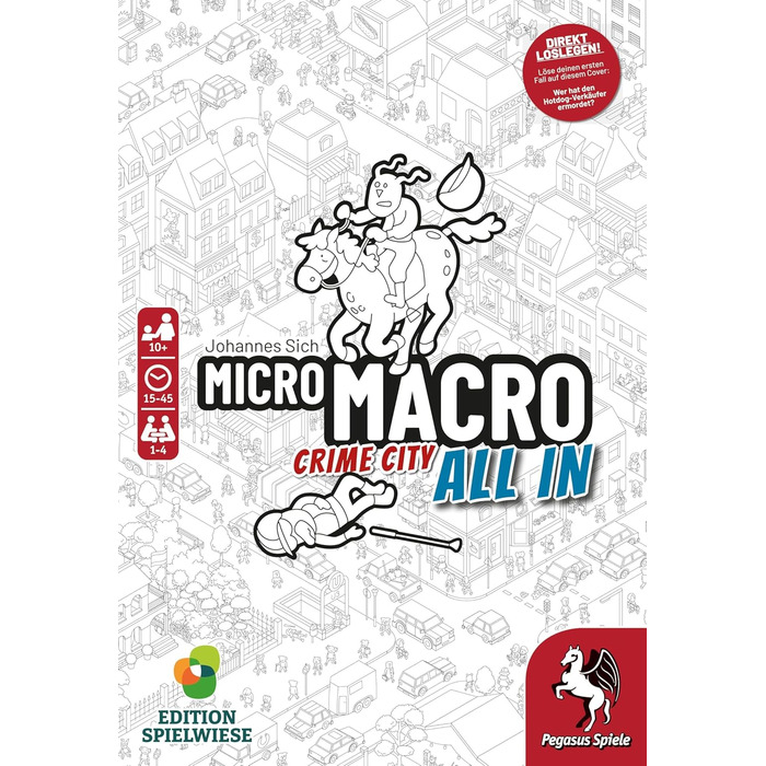 Чорно-білий мегаполіс сингл, 59062G MicroMacro Crime City 3 - All In (Edition Spielwiese)