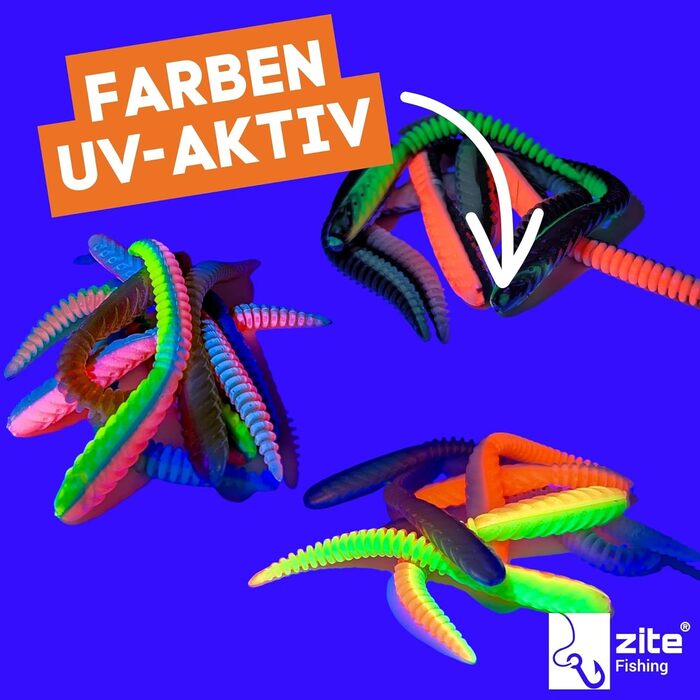 Приманка для лову форелі Zite Fishing Twerky Tailer (м&39який пластик) 3-в-1 м&39яка пластикова приманка/рибальська блешня для форелі Зроблено в Німеччині Без фталатів Альтернатива приманці та блешні для лову форелі, різні види форелі