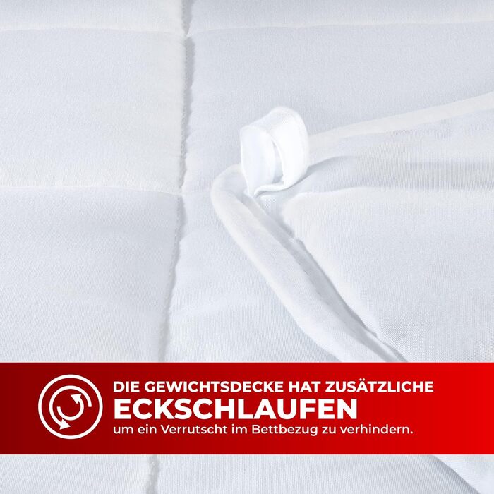 Обтяжена ковдра STERNKIND 135x200 Терапевтична ковдра - обтяжена ковдра приблизно 4 кг, обтяжена ковдра для ліжка, ковдра для релаксації, обтяжена ковдра для дорослих зі скляними намистинами, важка ковдра