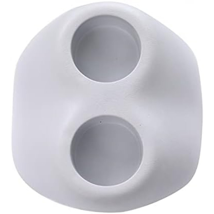 Набір Arebos Comfort Set з 2 подушок для шиї тримач для напоїв для гідромасажної ванни Білий 100 водонепроникний Ергономічна форма Поліуретанова піна