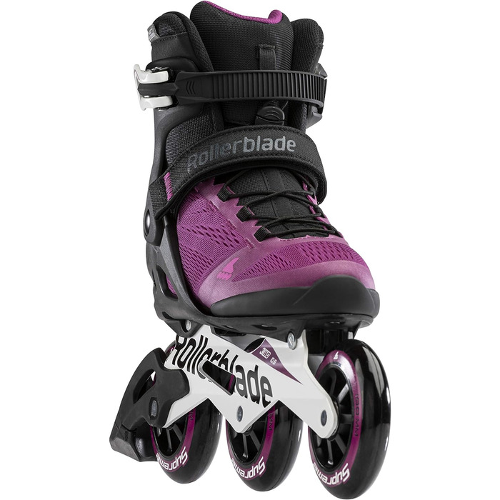 Роликові ковзани жіночі W Macroblade 100 3WD Adult, фіолетово-чорні, Performance Inline Skates 8 фіолетовий/чорний