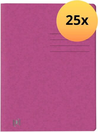 Швидкозшивач Оксфорд А4, виготовлений з картону, в асортименті 25 шт. (фіолетовий, одинарний)