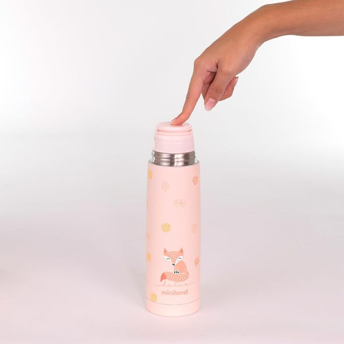 Термопляшка Miniland Thermy Candy 500 мл. Високоякісна термопляшка з нержавіючої сталі для збереження рідин гарячими або холодними більше 24 годин.