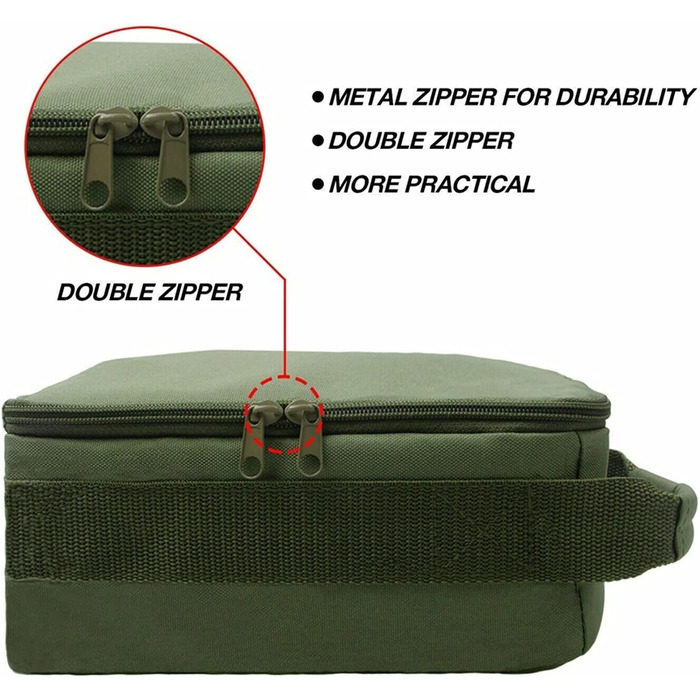 Сумка для рибальських снастей XUSANSO Водонепроникна сумка для риболовлі Портативна сумка для транспортування вудилища Сумка для зберігання риболовних снастей з 3 регульованими роздільниками для спінінгів і котушок для закидання наживки