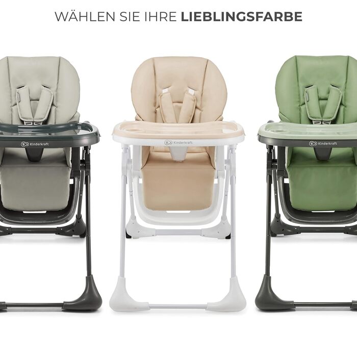 Стільчик для годування Kinderkraft TUMMIE 2 в 1, стільчик для годування, дитячий стільчик, комбінований стільчик для годування, з