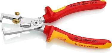 Стрипер KNIPEX StriX зі спеціальними ножицями для кабелю, 13 66 180 SB