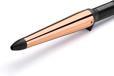 Професійна плойка з високоякісним титановим покриттям, конічна плойка 19-32 мм, 6 цифрових режимів нагрівання від 160C до 210C, C4