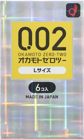 Презерватив Okamoto 0.02 EX поліуретановий 6 шт. Великий розмір (імпорт з Японії)