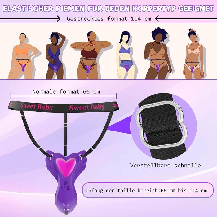 Вібратор Fallinsexy, кліторальний, подвійна стимуляція, 9 режимів, компактний та портативний