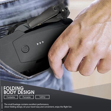 Дрон HD Аерофотозйомка Пульт дистанційного керування Літак Квадрокоптер 4K Піксель з камерою для дітей