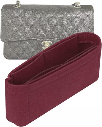 Вставка-органайзер для сумки Lckaey для класичного клапана, середнього розміру, вставка для сумочки - високоякісний фетровий орган
