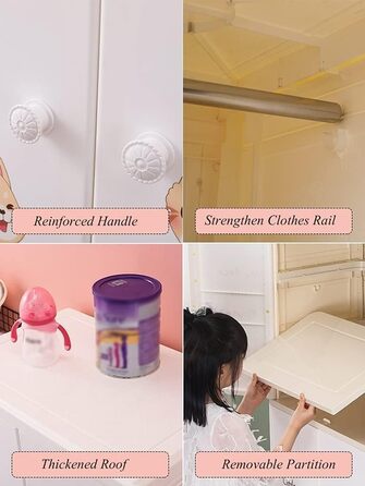 Кошики для зберігання, потовщені перегородки та знімна дитяча шафа, сучасні, мінімалістичні, спальня, шафа для зберігання, шафа дл