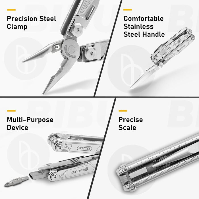 Багатофункціональні плоскогубці BIBURY з відкривачкою для пляшок, складаний багатофункціональний інструмент для чоловіка, портатив