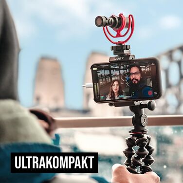 �DE VideoMicro спрямований мікрофон для кріплення на камеру для запису відео та створення контенту VideoMicro Single