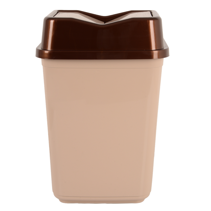 Кошик для сміття Violet House 0091 Бабочка CAPPUCHINO 50 л (7196755)