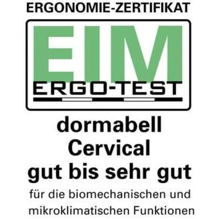 Подушка для підтримки шийного відділу хребта Dormabell з безкоштовною дорожньою сумкою та сумкою для зберігання (NB2)
