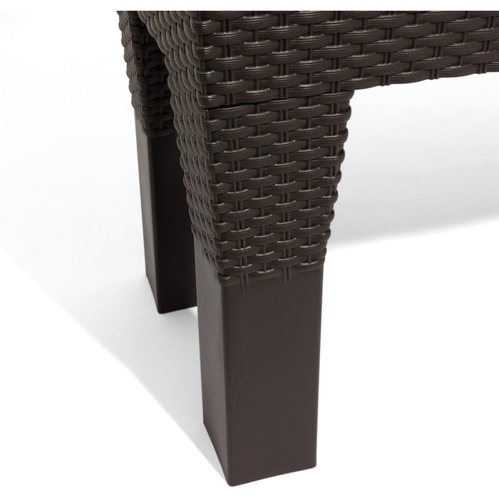 Кашпо Jatery Garden об&39ємом 72 літри з системою поливу темно-охристого кольору, 80 x 33 x 65 см, з ніжками 80 см