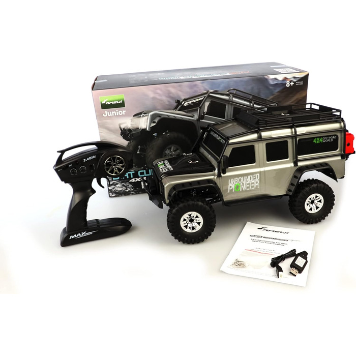 Позашляховик-краулер Dirt Pioneer 4WD 110 RTR, Сріблястий