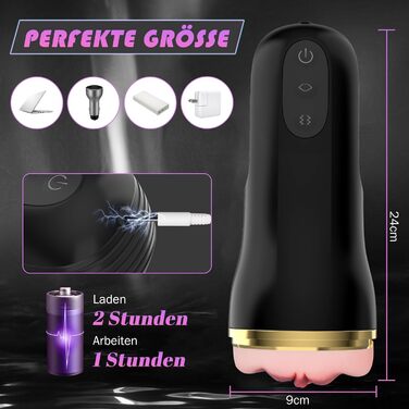 Секс-іграшка для чоловіків, електрична чаша-мастурбатор з 10 вібраціями, мастурбація для чоловіків з 5 режимами всмоктування, сольні секс-іграшки, кишенькова кицька, мастурбатори для пеніса з реалістичною 3D вагіною/кицькою