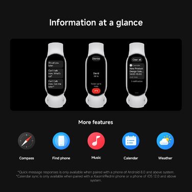 Фітнес-трекер Xiaomi Smart Band 10, смарт-годинник, 1,72-дюймовий AMOLED-дисплей, 21-денний час роботи від батареї, водонепроникність 5 атм, відстеження серцевого ритму та сну, понад 150 спортивних режимів, швидке зняття, чорний, сучасний