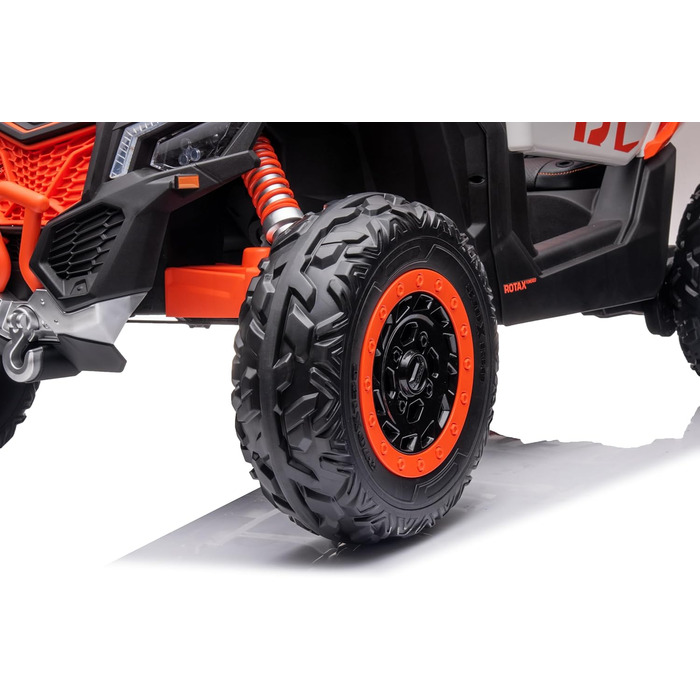 Дитячий електромобіль FINOOS Maverick Buggy 24V, дитячий автомобіль 2-місний, з пультом дистанційного керування 2.4GHz, 4 x мотор