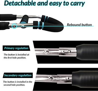 Тренажер для скручувальних рук, U-подібний тренажер для скручувальних рук, регульований еспандер для грудей, майстер-тренер для стегон, сила тіла, фітнес-обладнання, регульоване обладнання для тренування грудей вагою 18-45 кг